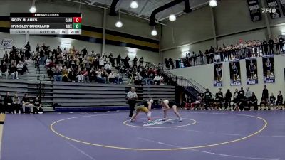 170 lbs Placement Matches (8 Team) - Rozy Blanks, Carrollton vs Kynsley Buckland, Greenbrier