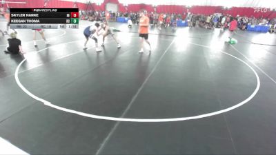 150 lbs Round 1 (8 Team) - Skyler Hanke, Reedsburg vs Keegan Thoma, Rochester Century A