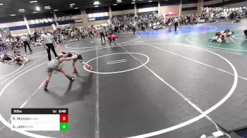 89 lbs Consolation - Ryan Munson, LAWC/Chaminade vs Ariyelle John, Bear Wrestling Club