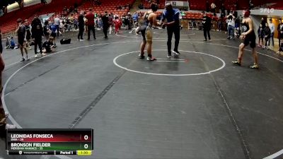 130 lbs Finals (2 Team) - Leonidas Fonseca, DWA vs Bronson Fielder, Meridian Maniacs