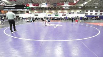 125 lbs Cons. Round 5 - Trevor Hisey, Indiana Tech vs Boden Banta, Providence (Mont.)
