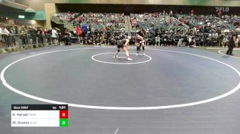 105 lbs Quarterfinal - Kiera Hersel, Rocky Mountain vs Mattilyn Givens, Allen