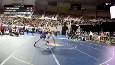 126-D4 Semifinal - Kolttin Deskins, Benson vs Javier Lopez, Yuma Catholic High School