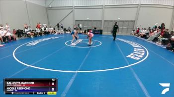 127 lbs 4th Wrestleback (16 Team) - Kalliscya Gardner, South Carolina vs Nicole Redmond, Kansas