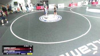 135 lbs Champ. Round 1 - Andrea Sanut, Edison High School Wrestling vs Sarai Cortez, Daniel Cormier Wrestling Club