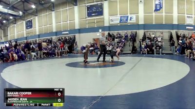 113 lbs Semis & Wb (16 Team) - Jaxsen Jean, Bloomington South vs Bakari Cooper, New Haven