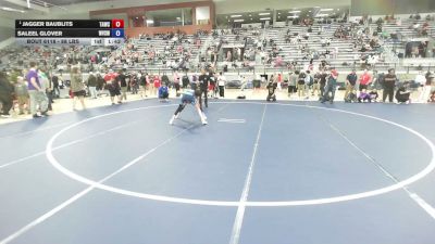 88 lbs Champ. Round 2 - Jagger Baublits, Team Aggression Wrestling Club vs Saleel Glover, West Valley (Spokane) Wrestling Club