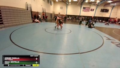 229-235 lbs Round 5 - Jernee Padilla, Rock Springs vs Noah Sentelle, Gering