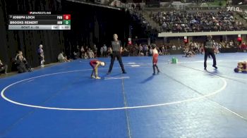 60 lbs Champ. Round 1 - Joseph Loch, Pursuit Wrestling Minnesota vs Brooks Reinert, No Nonsense Wrestling