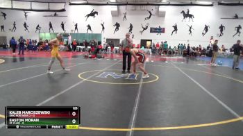 125 lbs Round 1 (10 Team) - Easton Moran, St. Clair vs Kaleb Marciszewski, Ohio Northern 2