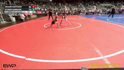 66 lbs Consi Of 4 - Delanie Wartchow, Shelton Wrestling Academy vs Kyleigh Danielson, Texas Elite Wrestling Club