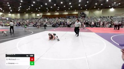 81 lbs Round Of 16 - Dustin Michaud, Westside Wrestling Inc vs Johnny Greene, Anderson Attack WC