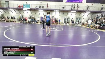 126 lbs Champ. Round 1 - Jack Abraham, Kobra Kai Training vs Carter Schorsch, Powerhouse Wrestling Club