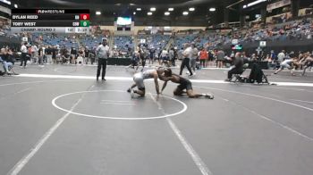 157 lbs Champ. Round 3 - Toby West, Cowley College vs Dylan Reed, Unattached