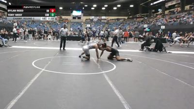 157 lbs Champ. Round 3 - Toby West, Cowley College vs Dylan Reed, Unattached