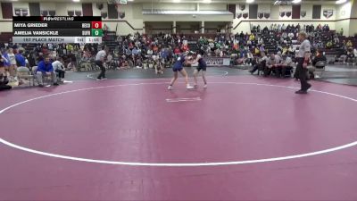 JV-8 lbs 1st Place Match - Miya Grieder, Benton Community vs Amelia VanSickle, Sumner-Fredericksburg