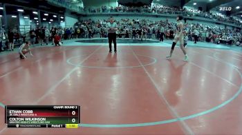 130 lbs Champ. Round 2 - Colton Wilkinson, Greater Heights Wrestling-AAA vs Ethan Cobb, Jr. Owls Wrestling-A 