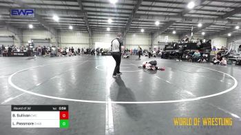 106 lbs Round Of 32 - Brynlyn Sullivan, Cowboy Wrestling Club vs Lahna Passmore, Chase County Wrestling Club
