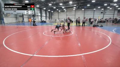 130 lbs Round 5 - 4:00pm Saturday - Hayden Myers, PA USA vs Ryan Prendergrast, Minnesota Funky Singlets