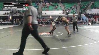 6A 150 lbs Champ. Round 1 - Nathan Chamblin, Clay Chalkville vs Aiden Sprung, Oxford