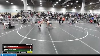 160 lbs Cons. Round 2 - Jackson Armour, MN vs Riley Beckman, MO