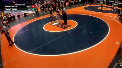 135 lbs Cons. Round 2 - Zabby Badru, Chicago (Lane) vs Avery Crouch, Dwight