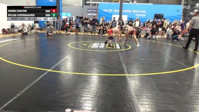130 lbs Quarterfinal - Owen Custer, Hanover vs Dylan Copenhaver, Hanover