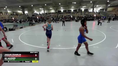 105 lbs Quarterfinal - Bo Wagner, Stars Wrestling vs Jaggar Franklin, Blackman Wrestling Club