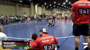 40 lbs Round 5 (8 Team) - Nicholas Steiner, The Untouchables vs Weston Owens, Panhandle Punishers