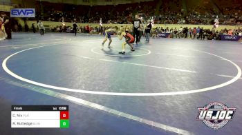 80 lbs Final - Cole Nix, Plainview Youth Wrestling Club vs Rhett Rutledge, Glenpool Warriors