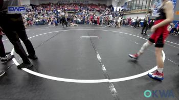 70 lbs Quarterfinal - Sawyer Barnett, Redskins Wrestling Club vs Geneva Yarbrough, Choctaw Ironman