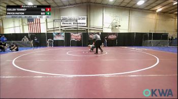 49 lbs Round Of 16 - Cullen Tewmey, Texas Elite Wrestling Club vs Pryce Patton, Madill Takedown