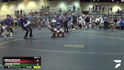 130 lbs Semis & 1st Wrestleback (8 Team) - Brock Beckler, Team Gotcha Black vs Connor Roach, MO Outlaws