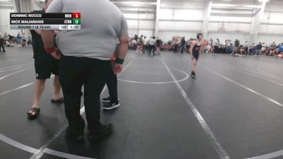 80 lbs Round 7 (8 Team) - Dominic Rocco, Neighborhood Wrestling vs Nick Maliarakis, CTWHALE Blue