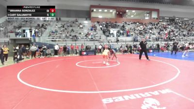 U23 Women - 53 lbs Champ. Round 2 - Brianna Gonzalez, CA vs I-Cart Galumette, FL