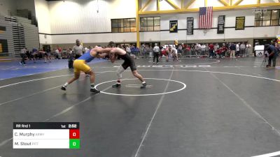 197A lbs Rr Rnd 1 - Chris Murphy, Army West Point vs Mac Stout, Pitt