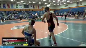 125 lbs Cons. Round 4 - Tommy Russell, Millikin University vs Brendan Johnston, Wheaton