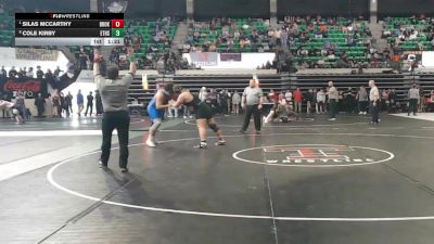 1A-4A 285 5th Place Match - Silas Mccarthy, Brooks vs Cole Kirby, Etowah High School