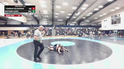 133 lbs Champ. Round 1 - Charlie Colantonio, Franklin And Marshall vs Matthew Casey, Messiah