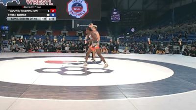 138 lbs Cons. Sub-rd Of 16 - Adonis Washington, Illinois vs Ethan Gomez, New Mexico