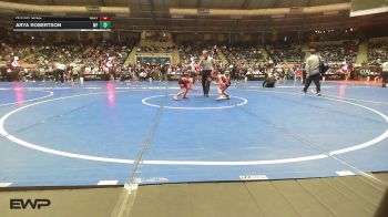 60 lbs Round Of 16 - Anna Gill, Beatrice Wrestling Club vs Arya Robertson, Morris Fitness