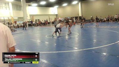 126 lbs Round 2 (10 Team) - Frank Moya, Straw Hats vs Trajan Anderson, Anchor Wrestling