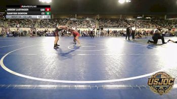 132 lbs Round Of 32 - Anson Lastinger, Cardinal Wrestling Club vs Sawyer Dorton, Grove Takedown Club