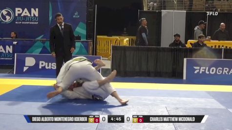 Charles Matthew McDonald vs Diego Alberto Montenegro Koerber 2025 Pan Jiu Jitsu IBJJF Championship