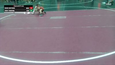 72 lbs Round 1 (4 Team) - Joey Ventre, Alabama Hammers vs Zeke Snyder, Mat Assassins