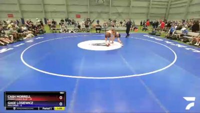 160 lbs Placement Matches - Cash Morrell, Pennsylvania Blue vs Gage Losiewicz, Wisconsin
