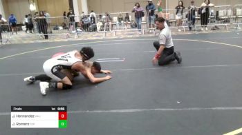 132 lbs Final - Jaiden Hernandez, Valiant College Prep vs Jonathon Romero, Top Rank HAC