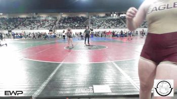 123 lbs Consi Of 16 #2 - Ezmeralda Lopez, Central Middle School vs Gracie Sims, Sand Springs Jr High