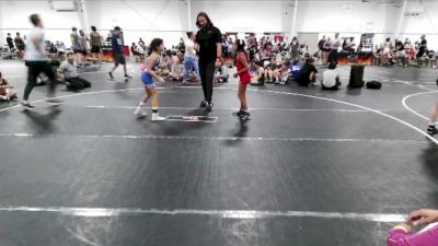 70 lbs Round 2 (3 Team) - Brynlee Dupree, AR-15 vs Mahika Vishwanath, Level Up Wrestling Center