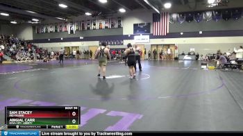 235 lbs Round 2 - Abigial Carr, Iowa City, Liberty vs Sam Stacey, Mid-Prairie